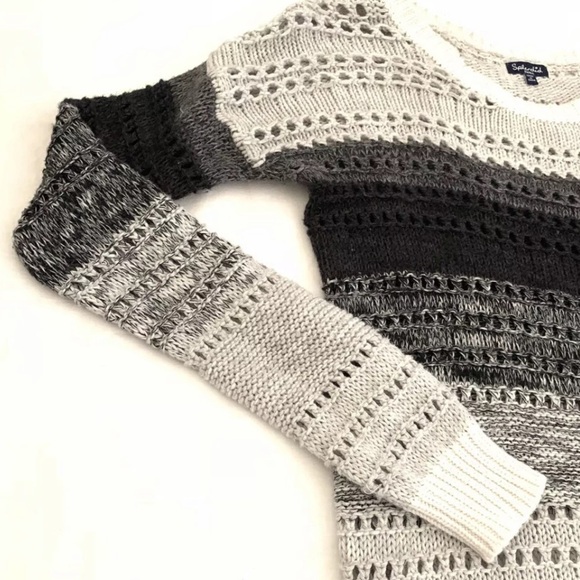 Splendid Ombré Stripe Loose Knit Sweater Size S - Picture 2 of 6